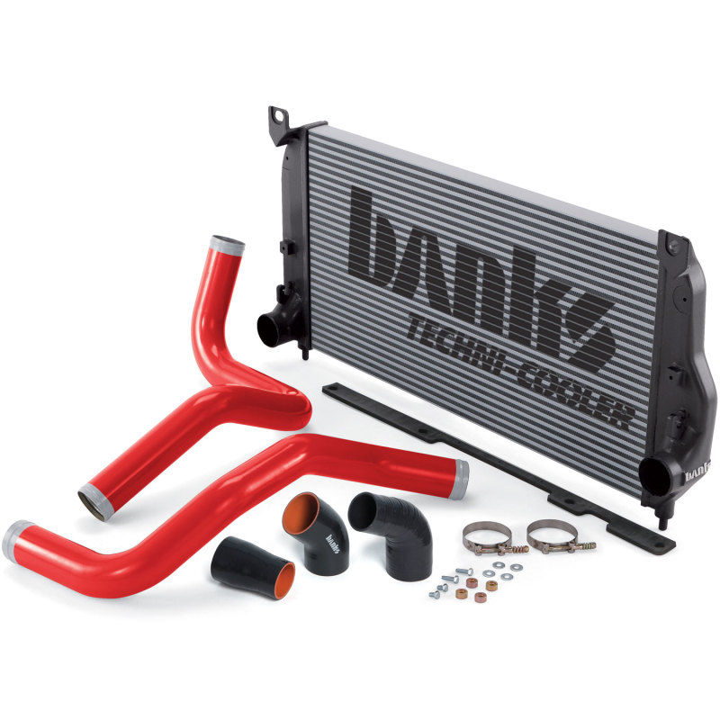 GMC 2500 Intercooler Kit - Banks Power - Techni-Cooler System - Red - `04-`05